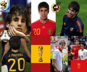 Puzzle Javi Martinez (livraison de l'Espagne) milieu de terrain de l'équipe nationale Espagnol