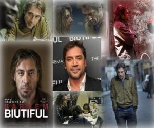 Puzzle Javier Bardem 2011 nomination aux Oscars comme meilleur acteur pour Biutiful