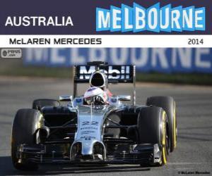 Puzzle Jenson Button - McLaren - Grand Prix Australie 2014, 3e classés