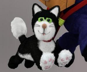 Puzzle Jess le chat est un chat noir et blanc qui accompagne toujours le Postman Pat