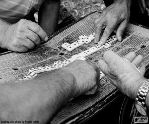 Puzzle Jeu de dominos