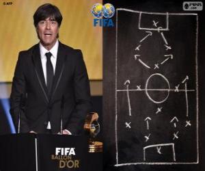 Puzzle Joachim Loew l'entraîneur de football de la FIFA de l'année 2014