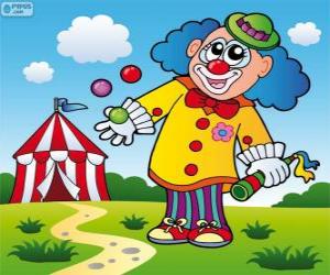 Puzzle Jongleur clown