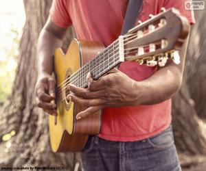 Puzzle Jouer de la guitare