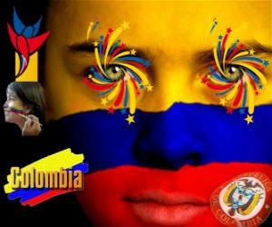 Puzzle Jour de l'Indépendance de la Colombie commémore 20 Juillet 1810