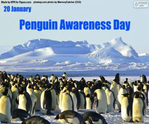 Puzzle Journée de sensibilisation des pingouins