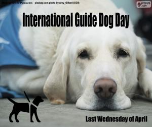 Puzzle Journée internationale des chiens guides