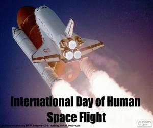 Puzzle Journée internationale du vol spatial habité