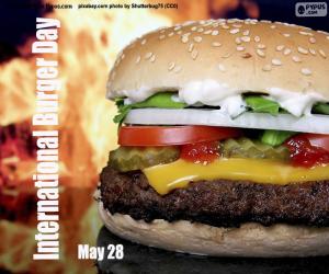 Puzzle Journée internationale du hamburger