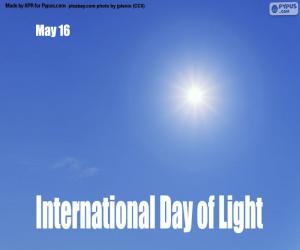 Puzzle Journée mondiale de la lumière