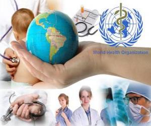 Puzzle Journée mondiale de la Santé, qui commémore la fondation de l'OMS le 7 avril 1948