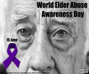 Puzzle Journée mondiale de sensibilisation à la maltraitance des personnes âgées