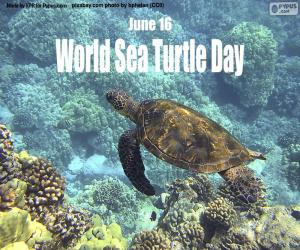 Puzzle Journée mondiale des tortues de mer