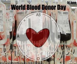 Puzzle Journée mondiale du donneur de sang