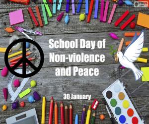 Puzzle Journée scolaire de la paix et de la non-violence