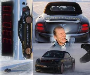 Puzzle Juha Kankkunen, record de vitesse sur glace