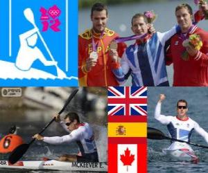 Puzzle K1 200m hommes Londres 2012