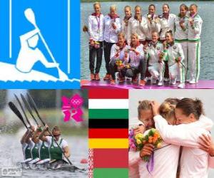 Puzzle K4 500m femmes Londres 2012