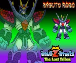 Puzzle Kabuto Robo. Invizimals The Lost Tribes. Invizimal formé afin de protéger les secrets de Kenichi