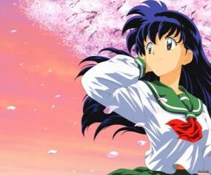 Puzzle Kagome Higurashi est la réincarnation de la prêtresse Kikyo