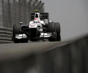 Puzzle Kamui Kobayashi - BMW Sauber - Shanghai 2010