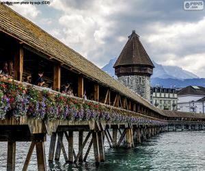 Puzzle Kapellbrücke, Suisse