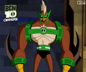 Puzzle Kickin Hawk, Ben 10 Omniverse