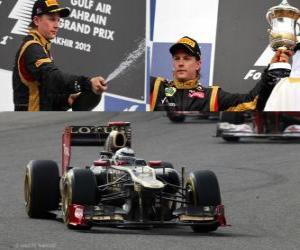 Puzzle Kimi Raikkonen - Lotus - Grand Prix de Bahreïn (2012) (2e position)