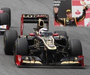 Puzzle Kimi Raikkonen - Lotus - Grand Prix de la Espagne (2012) (3ème position)
