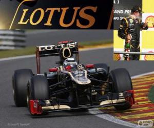 Puzzle Kimi Räikkönen - Lotus - Grand Prix de Belgique 2012, 3 ° classés