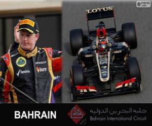 Puzzle Kimi Räikkönen - Lotus - Grand Prix de Bahreïn 2013, 2º classé