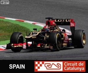 Puzzle Kimi Räikkönen - Lotus - Grand Prix d'Espagne 2013, 2º classé