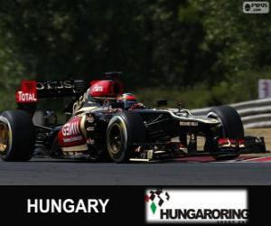 Puzzle Kimi Räikkönen - Lotus - Grand Prix de Hongrie 2013, 2º classé