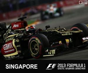 Puzzle Kimi Räikkönen - Lotus - Grand Prix de Singapour 2013, 3e classés