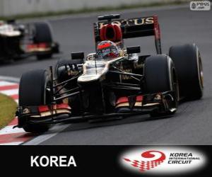 Puzzle Kimi Räikkönen - Lotus - Grand Prix de Corée 2013, 2º classé