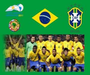 Puzzle L'équipe nationale du Brésil, Groupe B, Argentine 2011