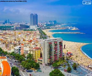 Puzzle La Barceloneta, Barcelone