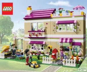 Puzzle La maison d'Olivia, Lego Friends