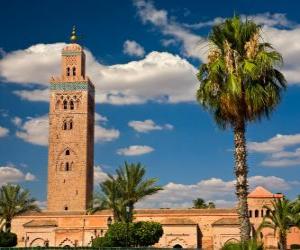 Puzzle La mosquée  Koutoubia, Marrakech, Maroc