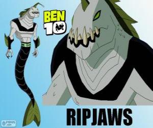 Puzzle La Mâchoire ou Ripjaws, Ben 10