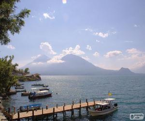 Puzzle Lac Atitlán, Guatemala