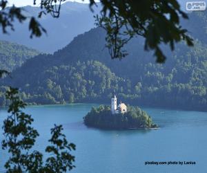 Puzzle Lac de Bled, Slovénie