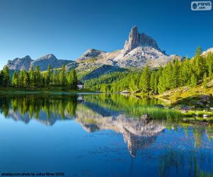 Puzzle Lac Federa, Italie