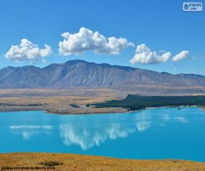 Puzzle Lac Tekapo, Nouvelle-Zélande