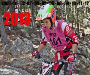 Puzzle Laia Sanz, le champion du monde du trial 2013