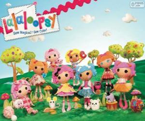 Puzzle Lalaloopsy, les poupées de chiffon