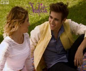 Puzzle L'amour de Violetta et Leon, Violetta 3