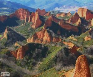 Puzzle Las Médulas, Leon, Espagne