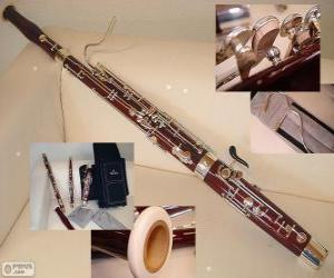 Puzzle Le basson instrument de musique de la famille des bois