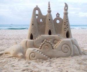Puzzle Le château de sable